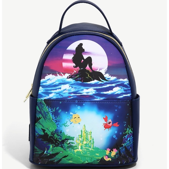 Loungefly Disney The Little Mermaid Silhouette Mini Backpack - Picture 1 of 8